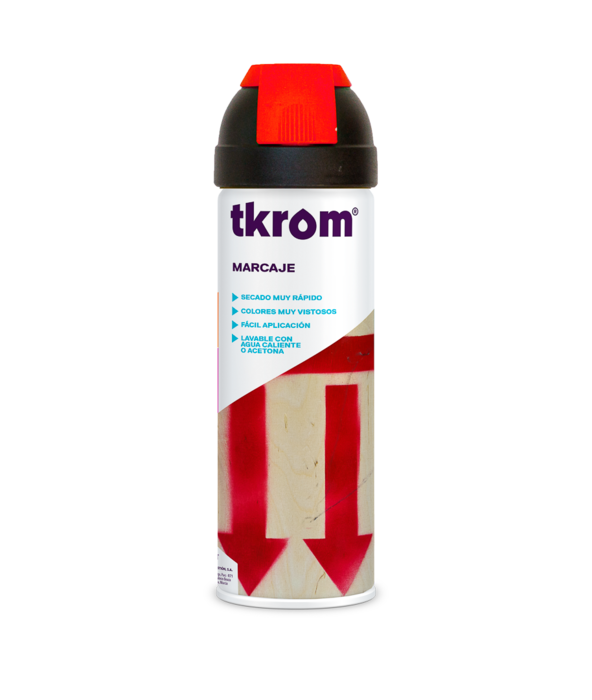 SPRAY TKROM MARCAJE ROJO 500ML