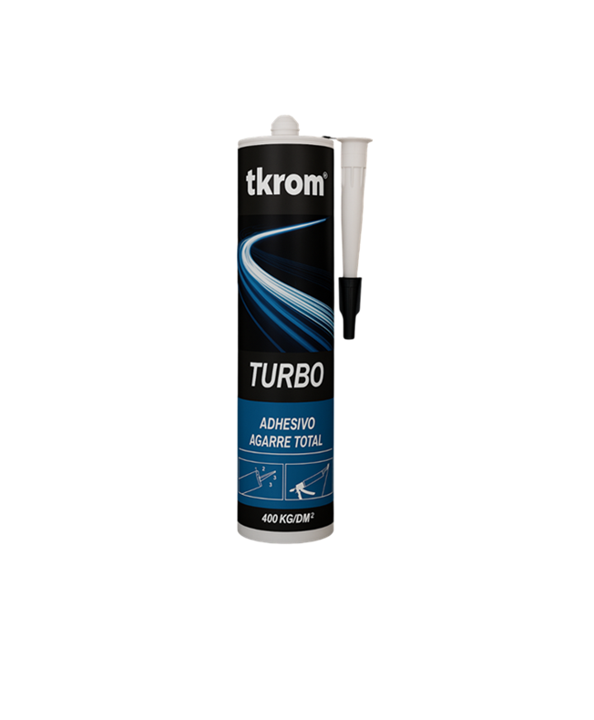 ADHESIVO AGARRE TOTAL TKROM TURBO BLANCO 290ML