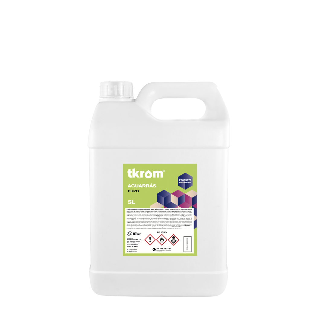 DISOLVENTE AGUARRAS PURO TKROM 390