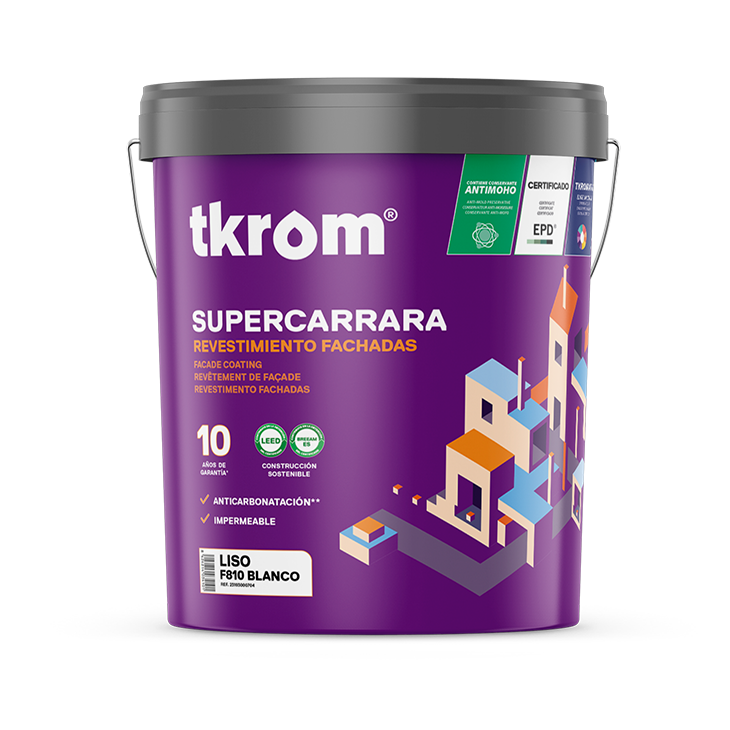 FACHADA SUPERCARRARA LISO 15 L