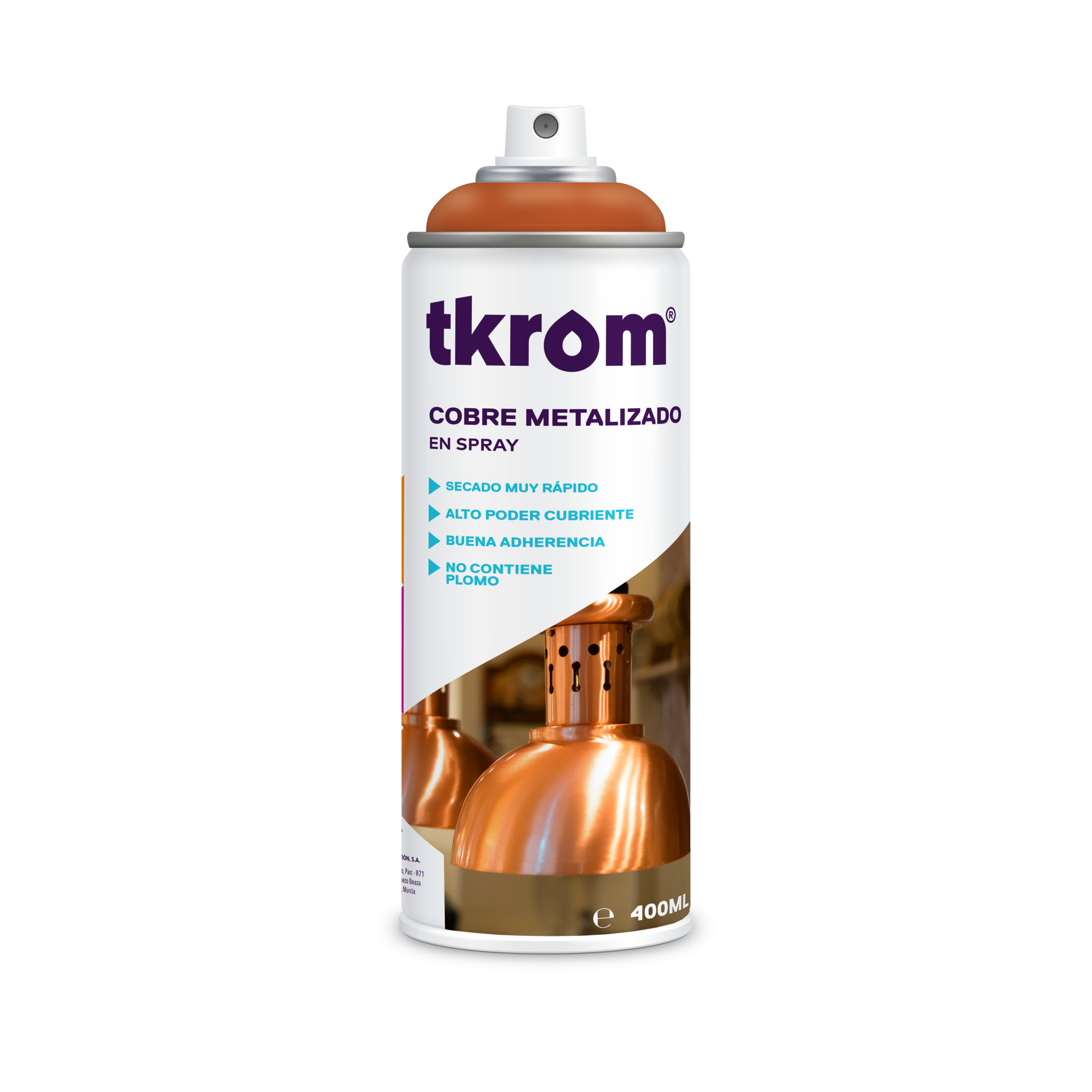 SPRAY TKROM COBRE METALIZADO 400ML
