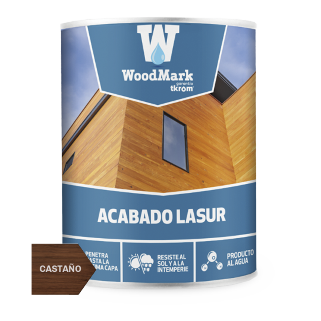LASUR WOODMARK AGUA CASTAÑO SATINADO