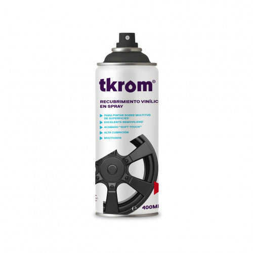 SPRAY TKROM VINILO LIQUIDO NEGRO 400ML